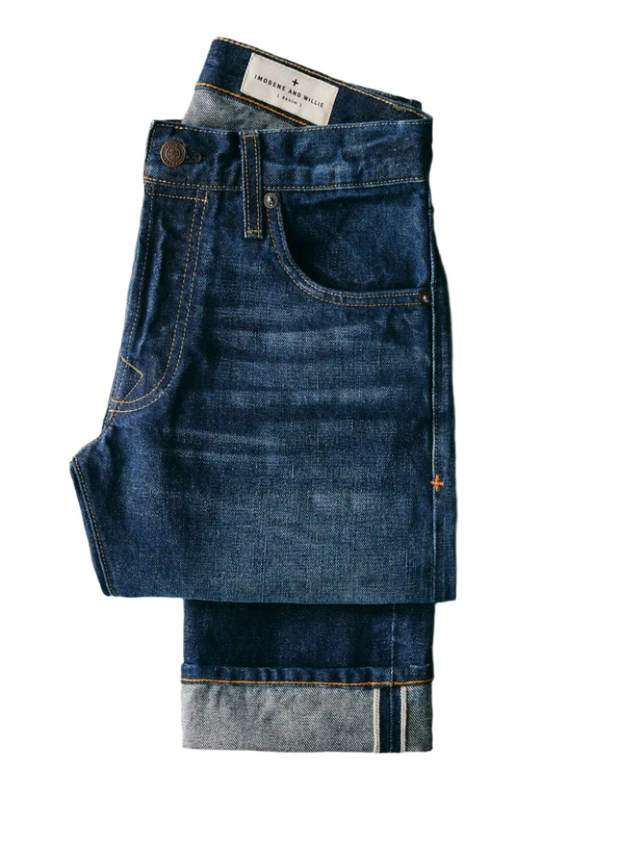 Imogene & Willie Button Fly Barton Slim Selvedge Denim Jeans store