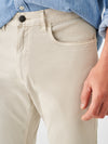 Faherty Comfort 5 Pocket Twill Pant in Stone