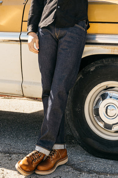 Hiroshi Kato Hammer Indigo Raw 17.5 oz. Mammoth Selvedge Jean