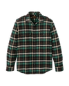 Filson Vintage Flannel Work Shirt in Brown/Cream Plaid