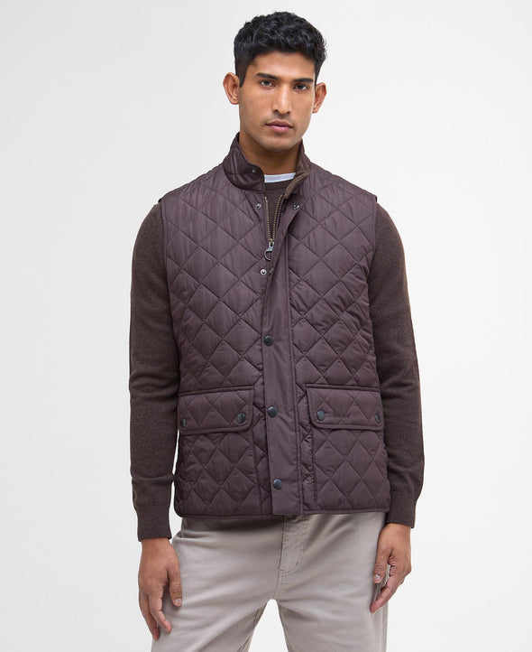 Barbour Lowerdale Vest in Black Oak