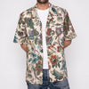 Naked & Famous Aloha SS Shirt Vintage Pique in Ecru
