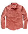 Outerknown Chroma Blanket LS Shirt in Mineral Red