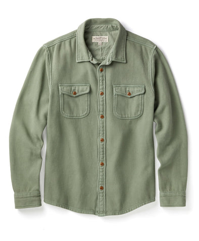 Outerknown Chroma Blanket LS Shirt in Off Duty Drab