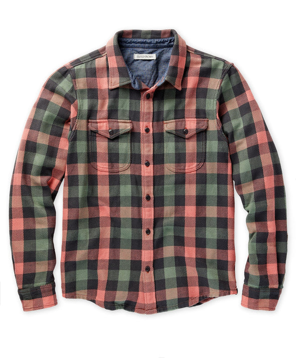 Outerknown Blanket Shirt in Astrodust Balboa Check