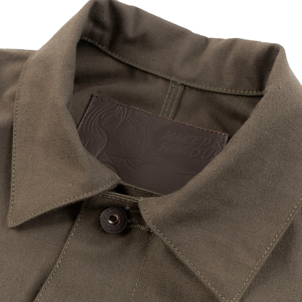 Naked & Famous Chore Coat in Green