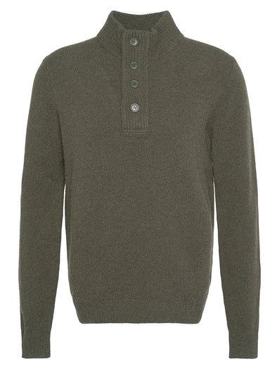 Barbour Essential Patch Half-zip in Seawead