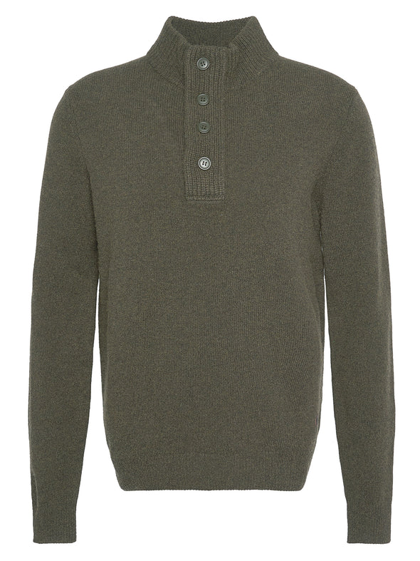 Barbour Essential Patch Half-zip in Seawead