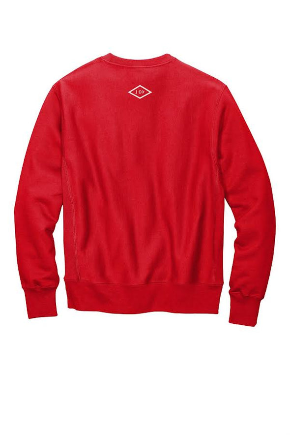 Journeyman Co. Badger State Sweatshirt in Red