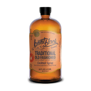 Bootblack Traditional Old Fashioned Cocktail Syrup 16oz.