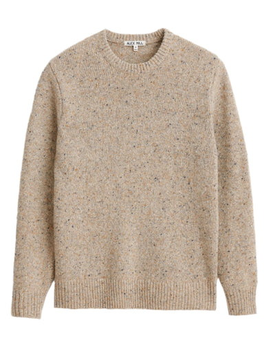 Alex Mill Donegal Crewneck Sweater in Oatmeal