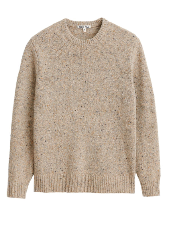 Alex Mill Donegal Crewneck Sweater in Oatmeal