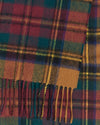 Barbour New Check Tartan Scarf in Harvest Gold