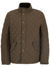Barbour Shoveler Quilted Jacket in Dark Olive