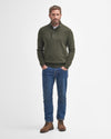 Barbour Essential Patch Half-zip in Seawead