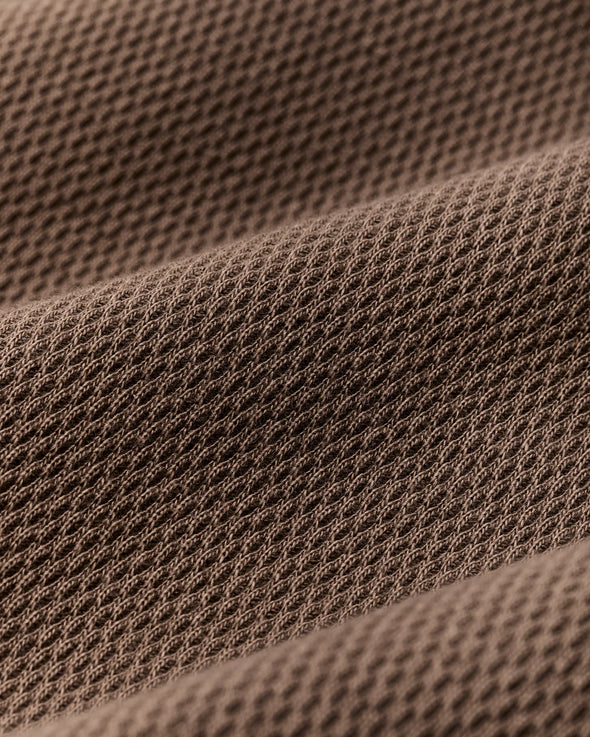Filson Waffle Knit Thermal Crewneck in Brown