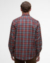 Barbour Saldon Thermo-Weave Checked Shirt in Fired Brick