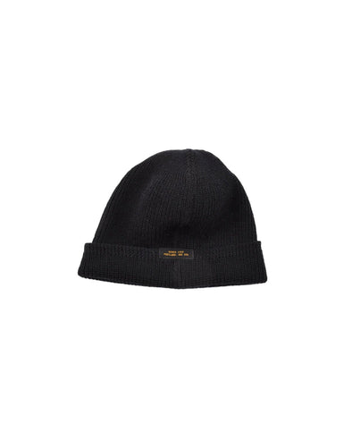 Dehen 1920 Wool Knit Watch Cap in Black