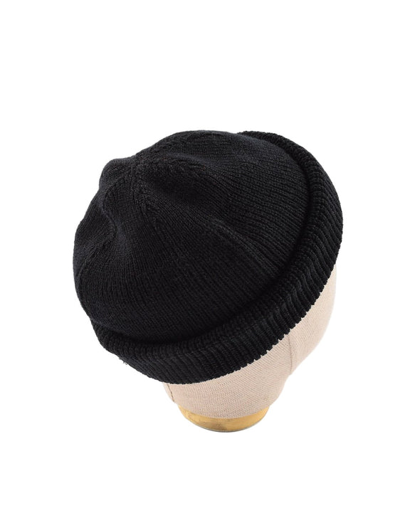 Dehen 1920 Wool Knit Watch Cap in Black