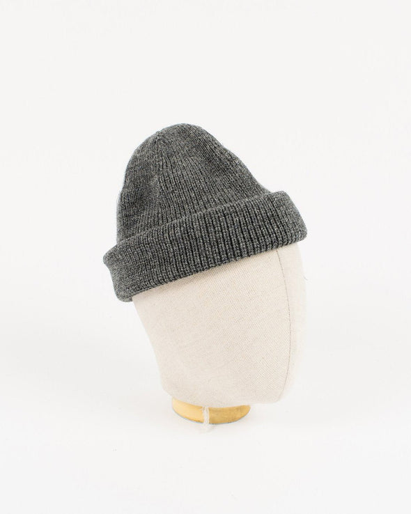 Dehen 1920 Wool Knit Watch Cap in Charcoal