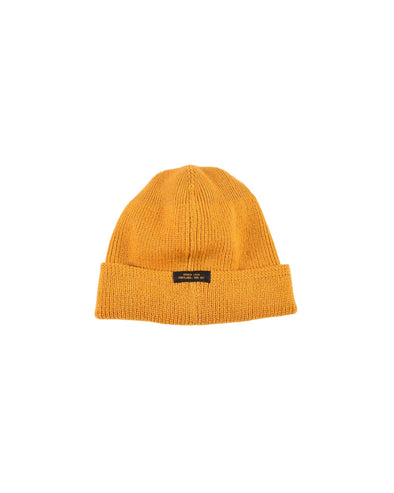 Dehen 1920 Wool Knit Watch Cap in Old Gold