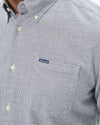 Barbour Turner LS Shirt in Navy