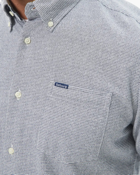 Barbour Turner LS Shirt in Navy