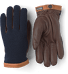 Hestra Deerskin Wool Tricot Glove in Navy