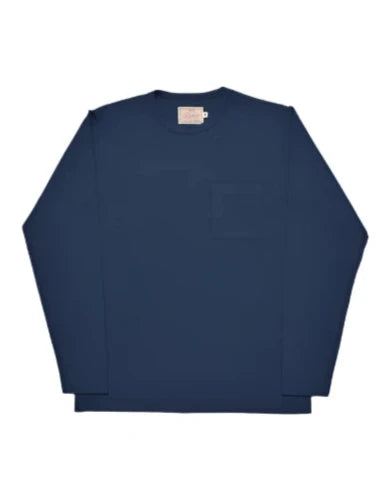 Dehen 1920 Heavy Duty Long Sleeve Tee in Navy