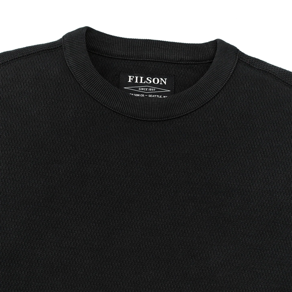 Filson Waffle Knit Thermal Crewneck in Navy