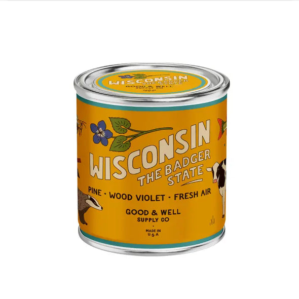 Good & Well Supply Wisconsin State Candle