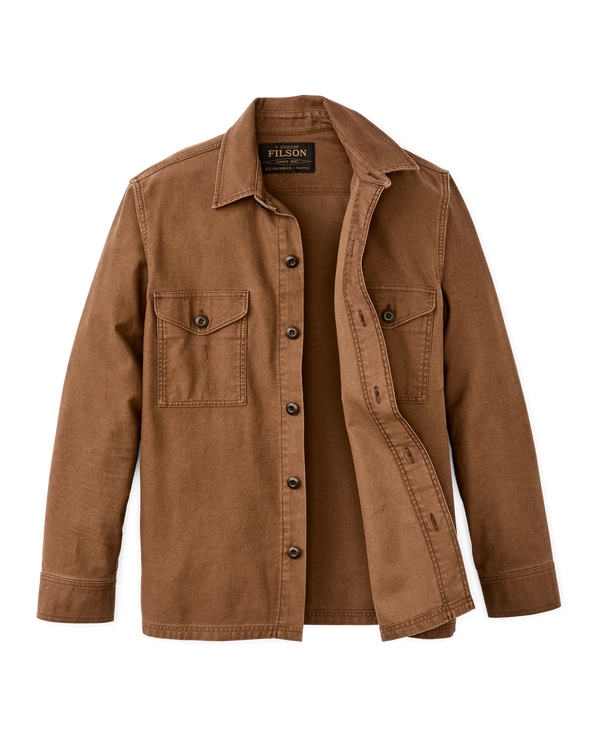 Filson Clarkston Jac-Shirt in Labrador Brown