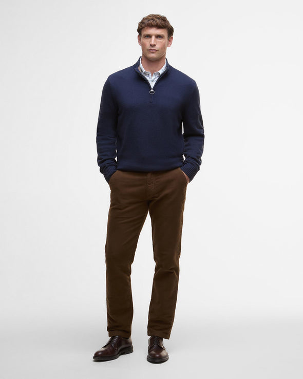 Barbour Kelson Half-Zip Jumper in Navy