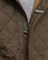 Barbour Shoveler Quilted Jacket in Dark Olive