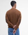 Barbour Essential Patch Crew Sweater in Bracken