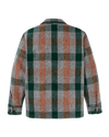 Filson Mackinaw Wool Jac-Shirt in Green/Orange/Grey Plaid