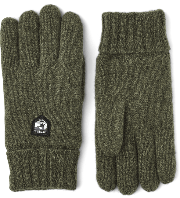 Hestra Basic Wool Glove in Olive
