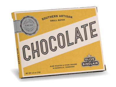 Olive & Sinclair 67% Dark Chocolate Bar