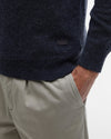 Barbour Essential Patch Crew in Charcoal