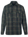 Schott N.Y.C. Plaid CPO Wool Shirt Jacket in Olive