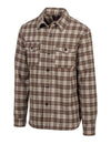 Schott N.Y.C. Plaid CPO Wool Shirt Jacket in Tan