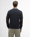 Barbour Essential Patch Crew in Charcoal