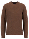 Barbour Essential Patch Crew Sweater in Bracken