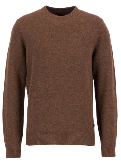 Barbour Essential Patch Crew Sweater in Bracken