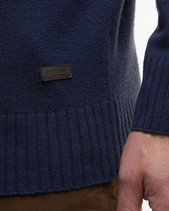 Barbour Kelson Half-Zip Jumper in Navy
