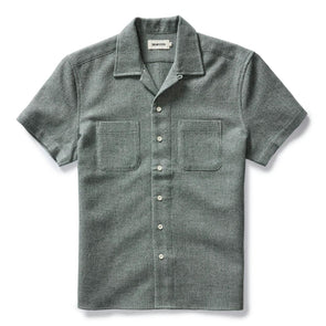 Taylor Stitch Conrad SS Shirt in Deep Sea Twist