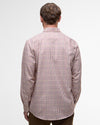 Barbour Henderson Thermo Weave Long-Sleeved Shirt in Fired Brick