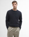Barbour Essential Patch Crew in Charcoal
