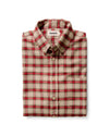 Taylor Stitch Jack in LS Shirt in Cardinal Plaid Flannel