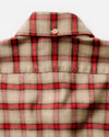 Taylor Stitch Jack in LS Shirt in Cardinal Plaid Flannel